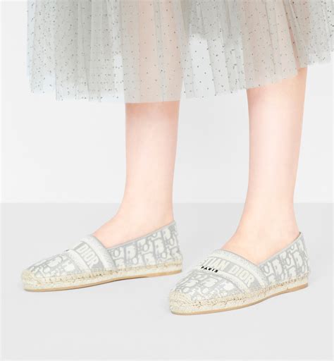 gray dior oblique embroidered cotton|Dior Granville Espadrille Gray Dior Oblique Embroidered Cotton.